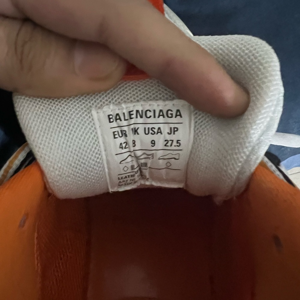 Balenciaga track white & orange - Picture 12 of 15